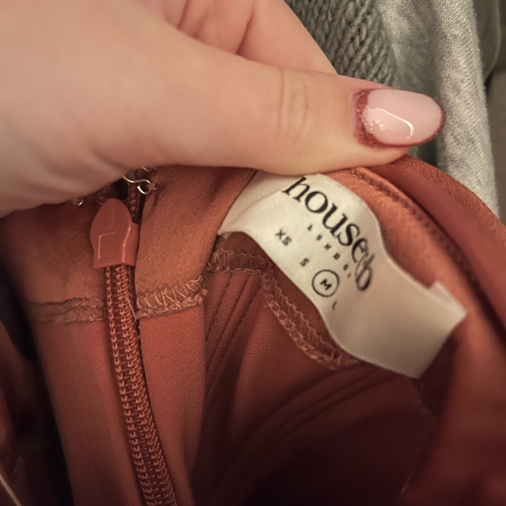 House of CB Janis Pink Drape Dress